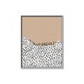 Picture of Mid Century Abstract Beige _GroupedProduct_Rectangle_Portrait_Canvas_Framed_