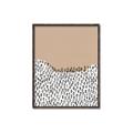Picture of Mid Century Abstract Beige _GroupedProduct_Rectangle_Portrait_Canvas_Framed_