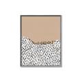 Picture of Mid Century Abstract Beige _GroupedProduct_Rectangle_Portrait_Canvas_Framed_