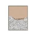 Picture of Mid Century Abstract Beige _GroupedProduct_Rectangle_Portrait_Canvas_Framed_