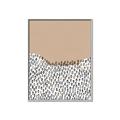 Picture of Mid Century Abstract Beige _GroupedProduct_Rectangle_Portrait_Canvas_Framed_