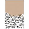 Picture of Mid Century Abstract Beige _GroupedProduct_Rectangle_Portrait_Canvas_Framed_