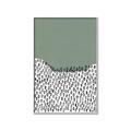 Picture of Mid Century Abstract Green  _GroupedProduct_Rectangle_Portrait_Canvas_Framed_