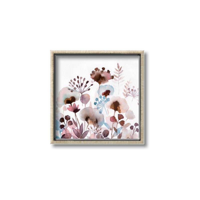 Picture of Marroon Flowers I  _GroupedProduct_Square_Canvas_Framed_
