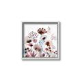 Picture of Marroon Flowers I  _GroupedProduct_Square_Canvas_Framed_