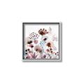 Picture of Marroon Flowers I  _GroupedProduct_Square_Canvas_Framed_