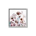 Picture of Marroon Flowers I  _GroupedProduct_Square_Canvas_Framed_