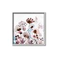 Picture of Marroon Flowers I  _GroupedProduct_Square_Canvas_Framed_