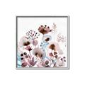 Picture of Marroon Flowers I  _GroupedProduct_Square_Canvas_Framed_