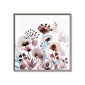 Picture of Marroon Flowers I  _GroupedProduct_Square_Canvas_Framed_
