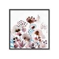 Picture of Marroon Flowers I  _GroupedProduct_Square_Canvas_Framed_