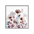 Picture of Marroon Flowers I  _GroupedProduct_Square_Canvas_Framed_