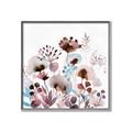 Picture of Marroon Flowers I  _GroupedProduct_Square_Canvas_Framed_