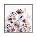 Picture of Marroon Flowers I  _GroupedProduct_Square_Canvas_Framed_