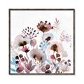 Picture of Marroon Flowers I  _GroupedProduct_Square_Canvas_Framed_