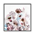 Picture of Marroon Flowers I  _GroupedProduct_Square_Canvas_Framed_