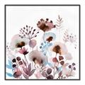 Picture of Marroon Flowers I  _GroupedProduct_Square_Canvas_Framed_