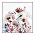 Picture of Marroon Flowers I  _GroupedProduct_Square_Canvas_Framed_