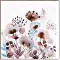 Picture of Marroon Flowers I  _GroupedProduct_Square_Canvas_Framed_