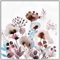 Picture of Marroon Flowers I  _GroupedProduct_Square_Canvas_Framed_