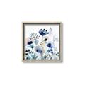 Picture of Ink Blue Flowers I  _GroupedProduct_Square_Canvas_Framed_