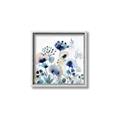 Picture of Ink Blue Flowers I  _GroupedProduct_Square_Canvas_Framed_