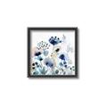 Picture of Ink Blue Flowers I  _GroupedProduct_Square_Canvas_Framed_