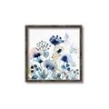 Picture of Ink Blue Flowers I  _GroupedProduct_Square_Canvas_Framed_