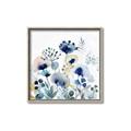 Picture of Ink Blue Flowers I  _GroupedProduct_Square_Canvas_Framed_
