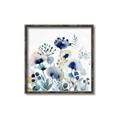 Picture of Ink Blue Flowers I  _GroupedProduct_Square_Canvas_Framed_