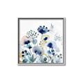 Picture of Ink Blue Flowers I  _GroupedProduct_Square_Canvas_Framed_