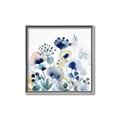 Picture of Ink Blue Flowers I  _GroupedProduct_Square_Canvas_Framed_
