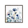 Picture of Ink Blue Flowers I  _GroupedProduct_Square_Canvas_Framed_