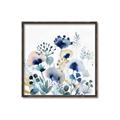 Picture of Ink Blue Flowers I  _GroupedProduct_Square_Canvas_Framed_