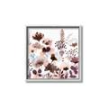Picture of Maroon Flowers II _GroupedProduct_Square_Canvas_Framed_