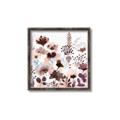Picture of Maroon Flowers II _GroupedProduct_Square_Canvas_Framed_