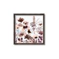 Picture of Maroon Flowers II _GroupedProduct_Square_Canvas_Framed_