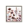 Picture of Maroon Flowers II _GroupedProduct_Square_Canvas_Framed_