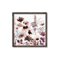 Picture of Maroon Flowers II _GroupedProduct_Square_Canvas_Framed_
