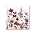 Picture of Maroon Flowers II _GroupedProduct_Square_Canvas_Framed_