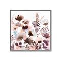 Picture of Maroon Flowers II _GroupedProduct_Square_Canvas_Framed_