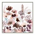 Picture of Maroon Flowers II _GroupedProduct_Square_Canvas_Framed_