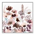 Picture of Maroon Flowers II _GroupedProduct_Square_Canvas_Framed_