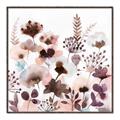Picture of Maroon Flowers II _GroupedProduct_Square_Canvas_Framed_