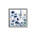 Picture of Ink Blue Flowers II  _GroupedProduct_Square_Canvas_Framed_