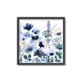 Picture of Ink Blue Flowers II  _GroupedProduct_Square_Canvas_Framed_