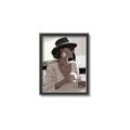 Picture of Café Girl _GroupedProduct_Rectangle_Portrait_Canvas_Framed_
