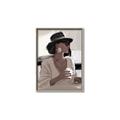 Picture of Café Girl _GroupedProduct_Rectangle_Portrait_Canvas_Framed_