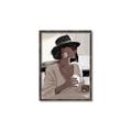 Picture of Café Girl _GroupedProduct_Rectangle_Portrait_Canvas_Framed_