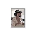 Picture of Café Girl _GroupedProduct_Rectangle_Portrait_Canvas_Framed_
